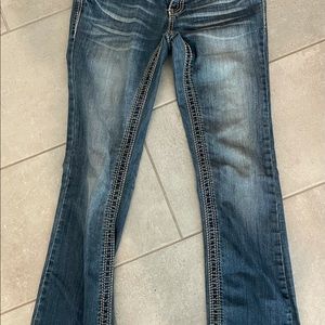 Amethyst jeans, missing button, cute pair of pants